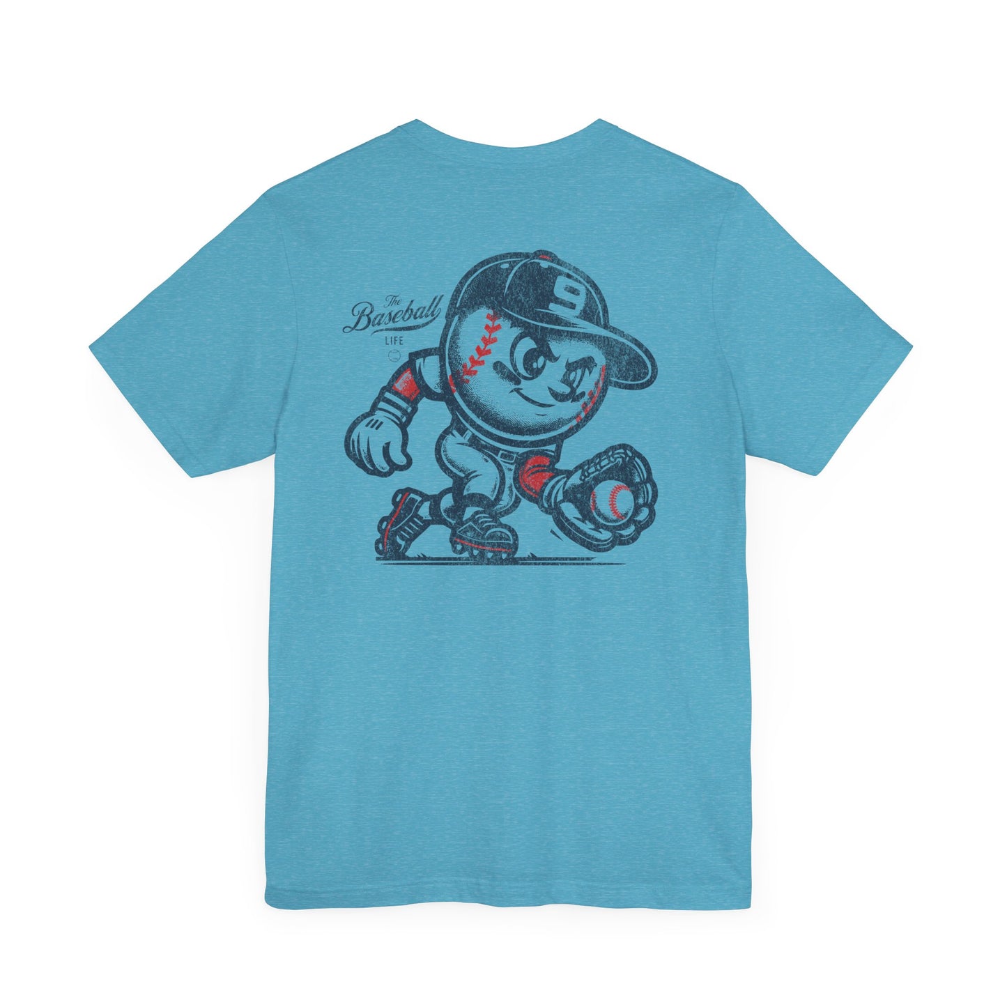 Mr. Baseball Mascot Fielding T-Shirt