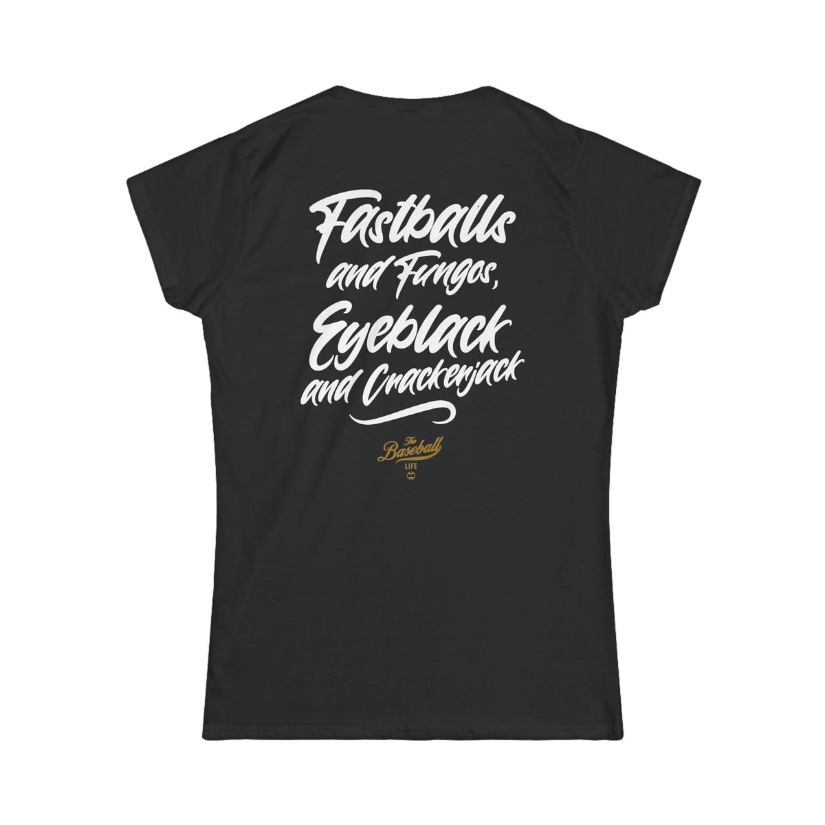 Fastballs and Fungos Women's Baseball T-Shirt