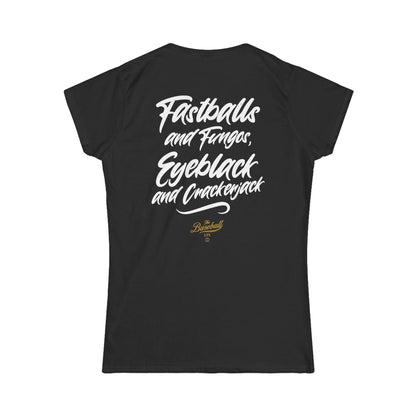 Fastballs and Fungos Women's Baseball T-Shirt