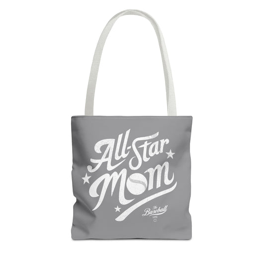 All-Star Mom Tote Bag_Gray