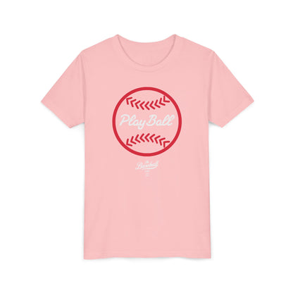 Youth Play Ball Graphic Baseball T-Shirt