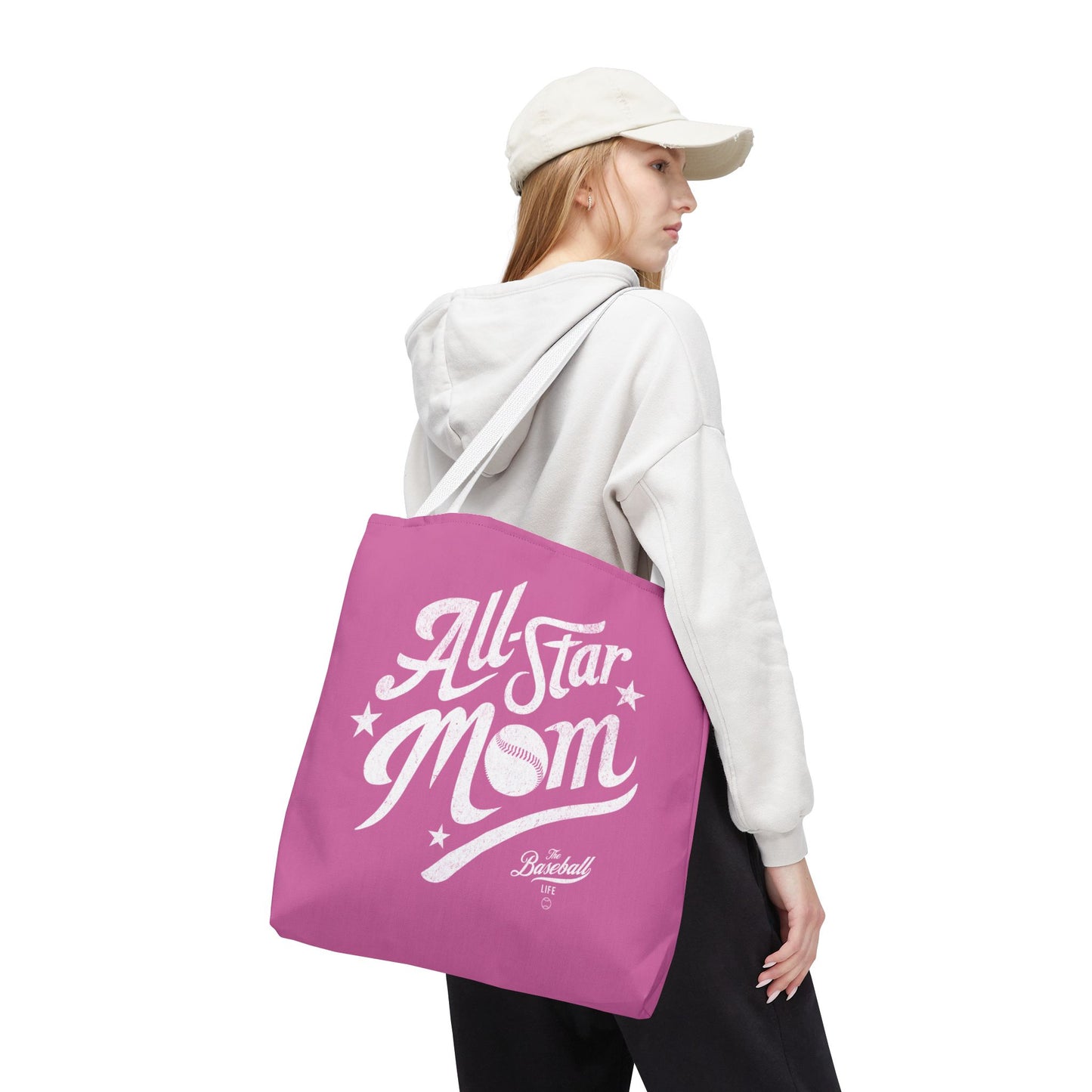 All-Star Mom Tote Bag_Bubble Gum Pink