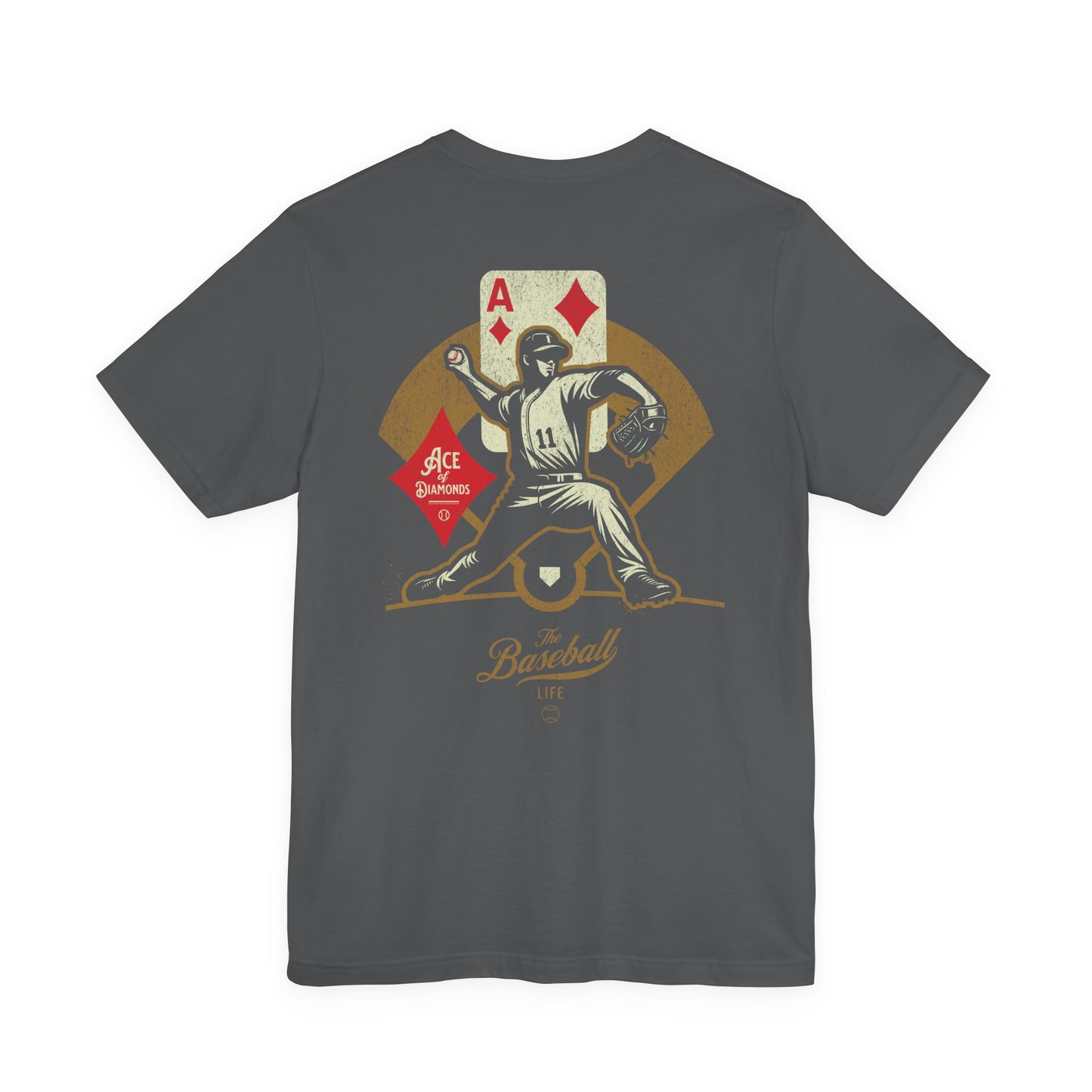 Ace of Diamonds Baseball T-Shirt
