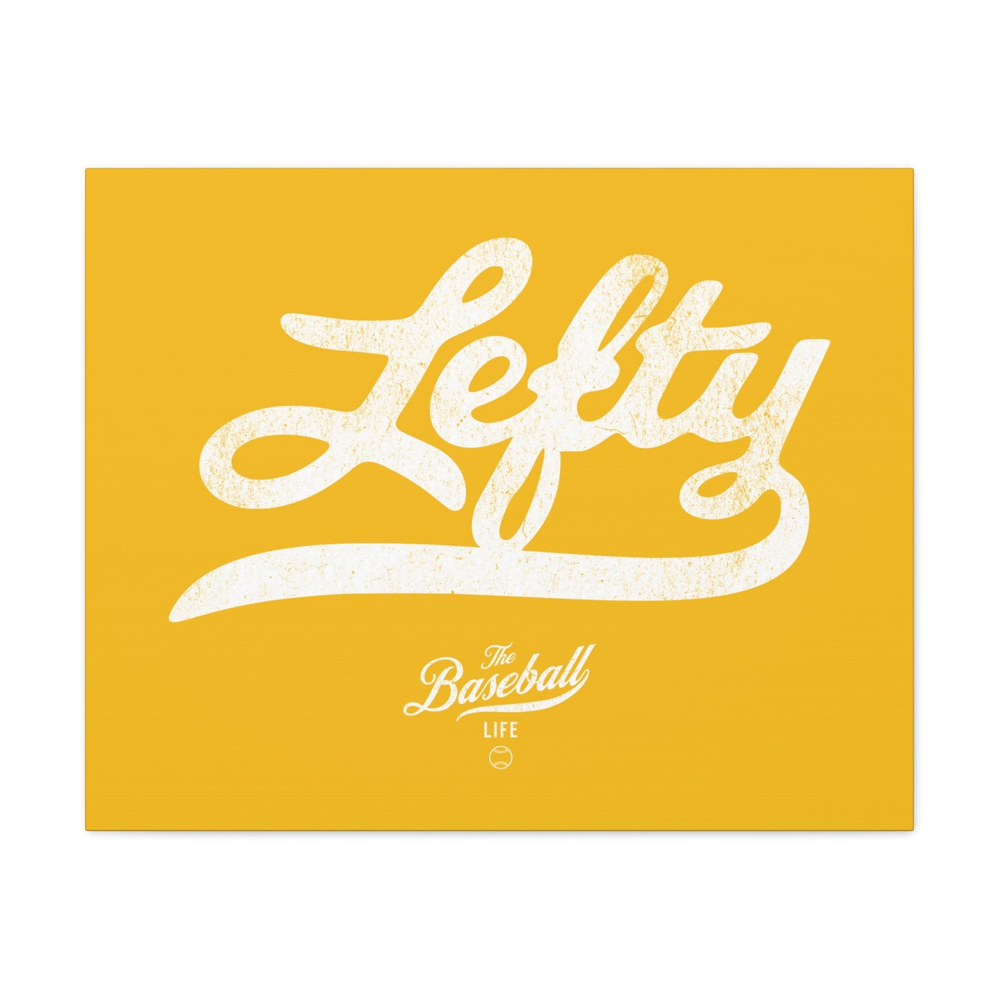 Lefty Wall Art Canvas_Yellow Gold