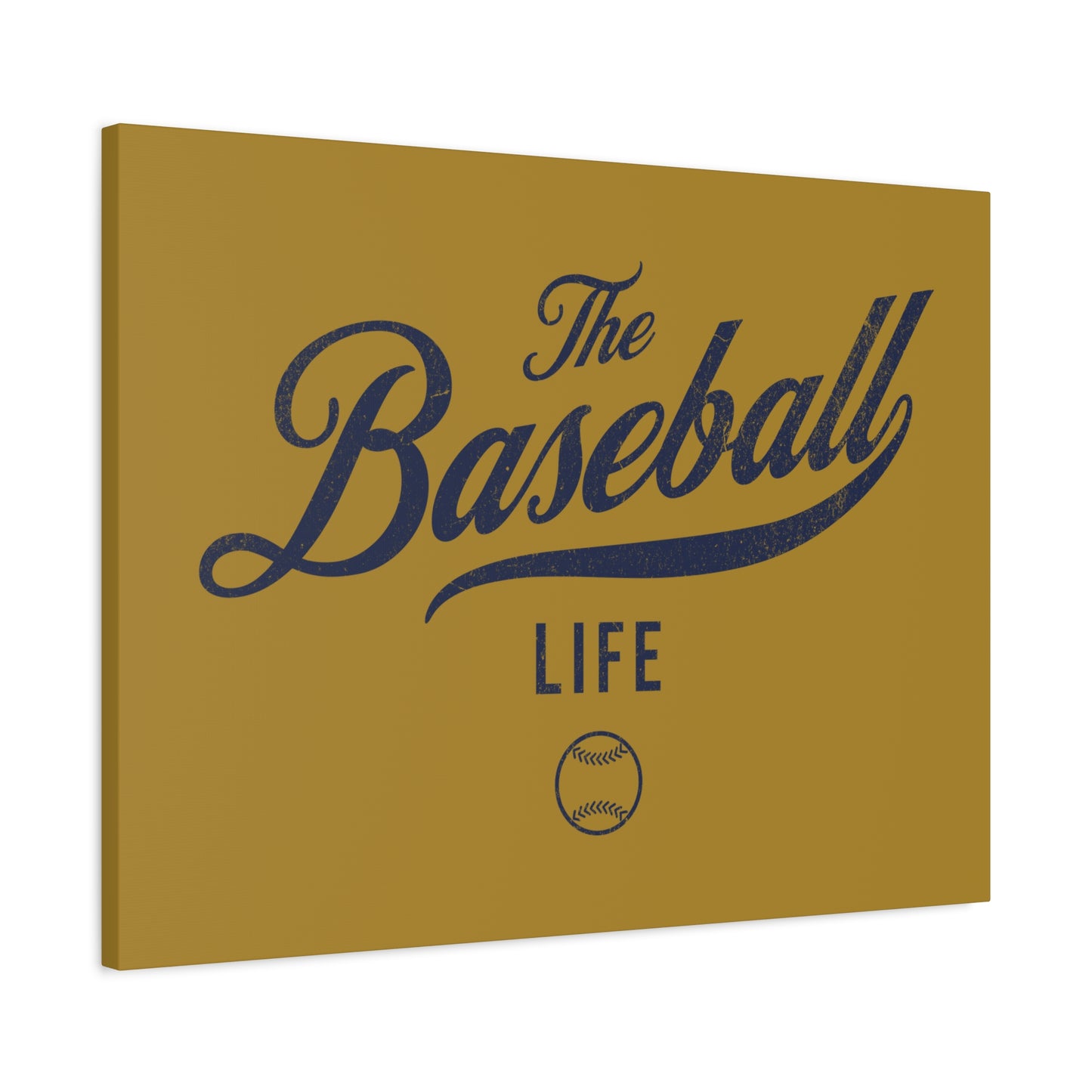 Wall Art Canvas_Old Gold w Navy