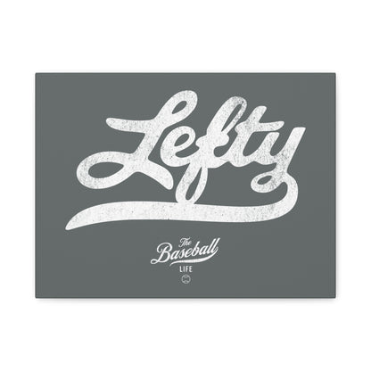 Lefty Wall Art Canvas_Dark Gray
