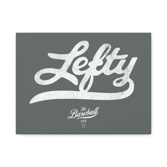 Lefty Wall Art Canvas_Dark Gray