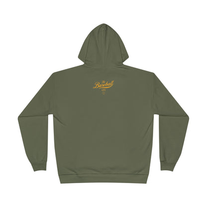 The Baseball Life Hoodie w/Grommets_Yellow Gold Print