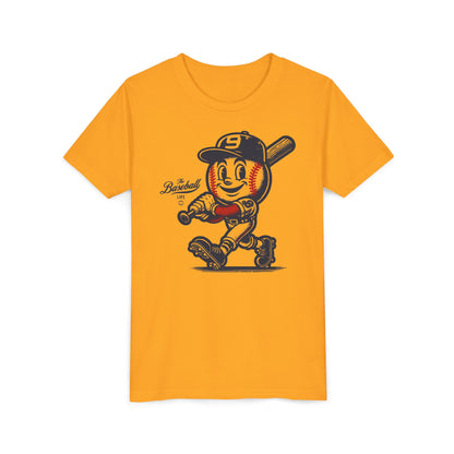 Youth Mr. Baseball Mascot Batter Up! T-Shirt