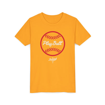 Youth Play Ball Graphic Baseball T-Shirt