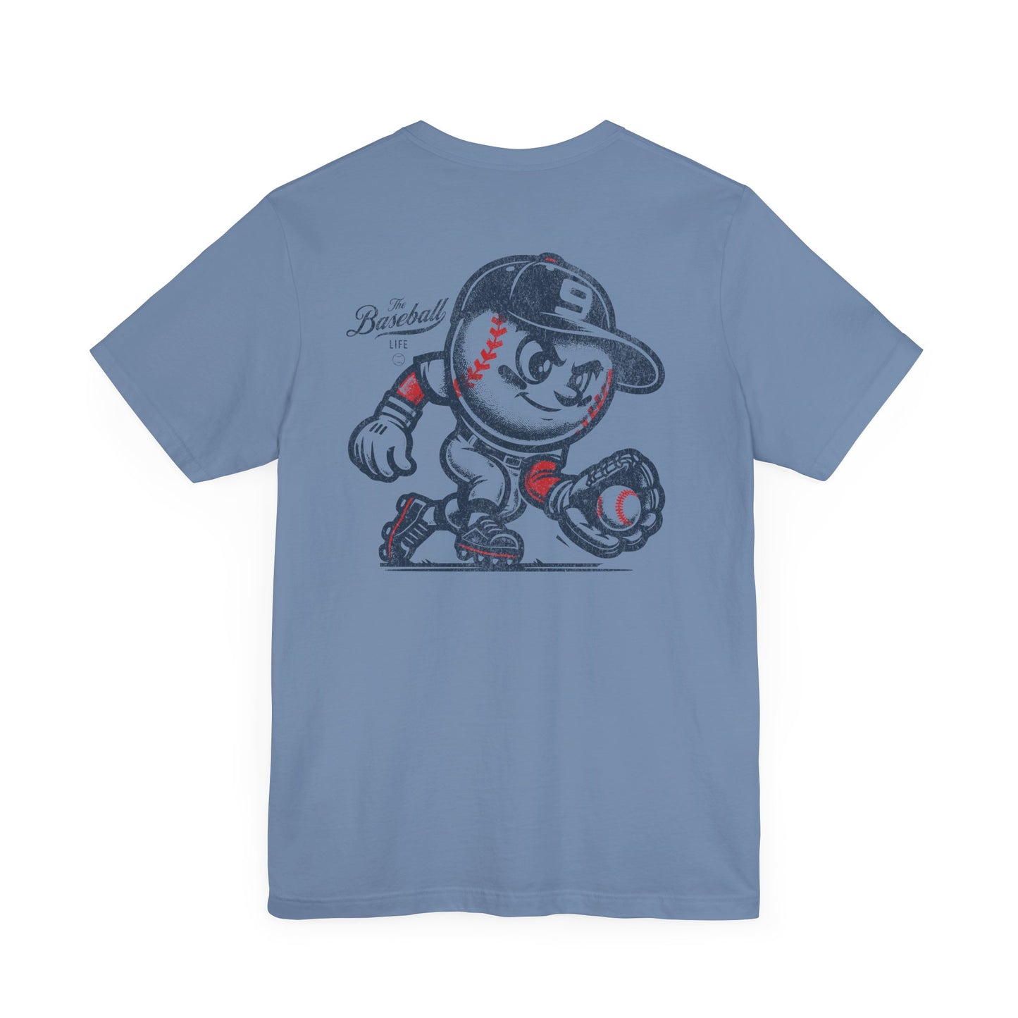 Mr. Baseball Mascot Fielding T-Shirt