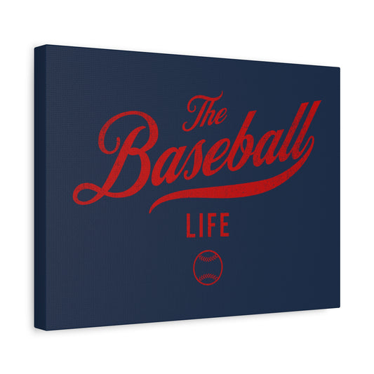 Wall Art Canvas_Navy w Red