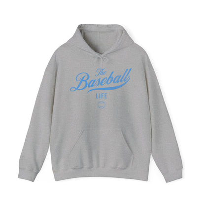 The Baseball Life Hoodie_Carolina Blue Print