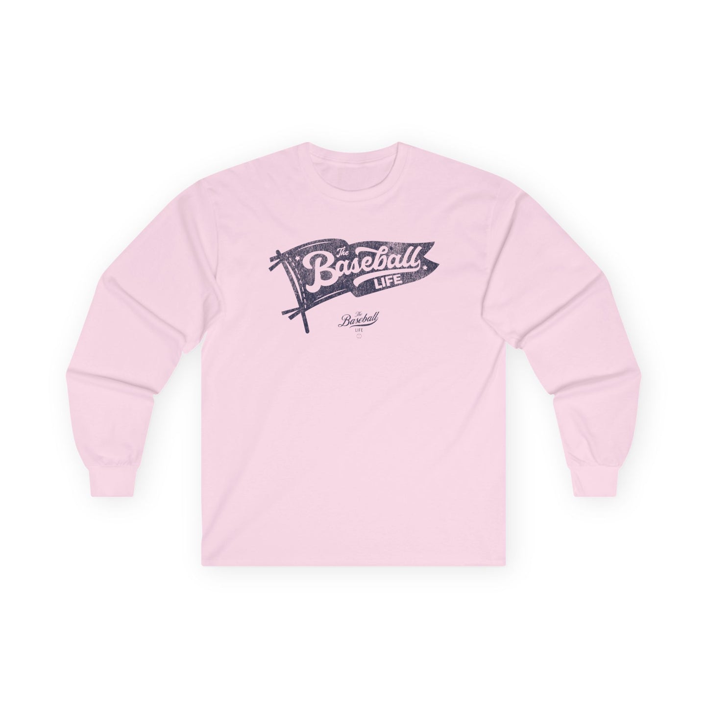 Classic Pennant_Navy Print Long-Sleeve T-Shirt