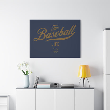 Wall Art Canvas_Navy w Old Gold