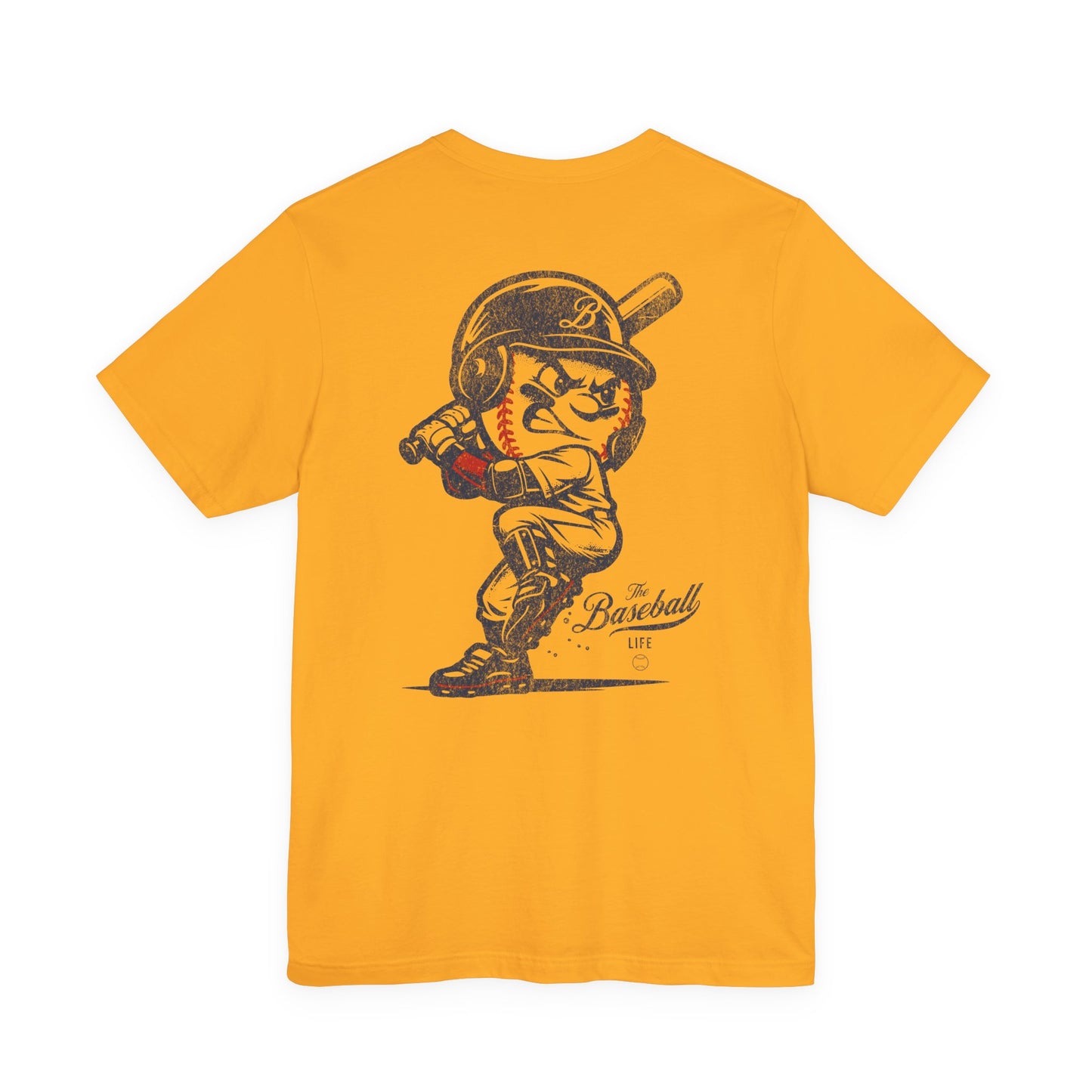 Mr. Baseball Mascot Batting T-Shirt