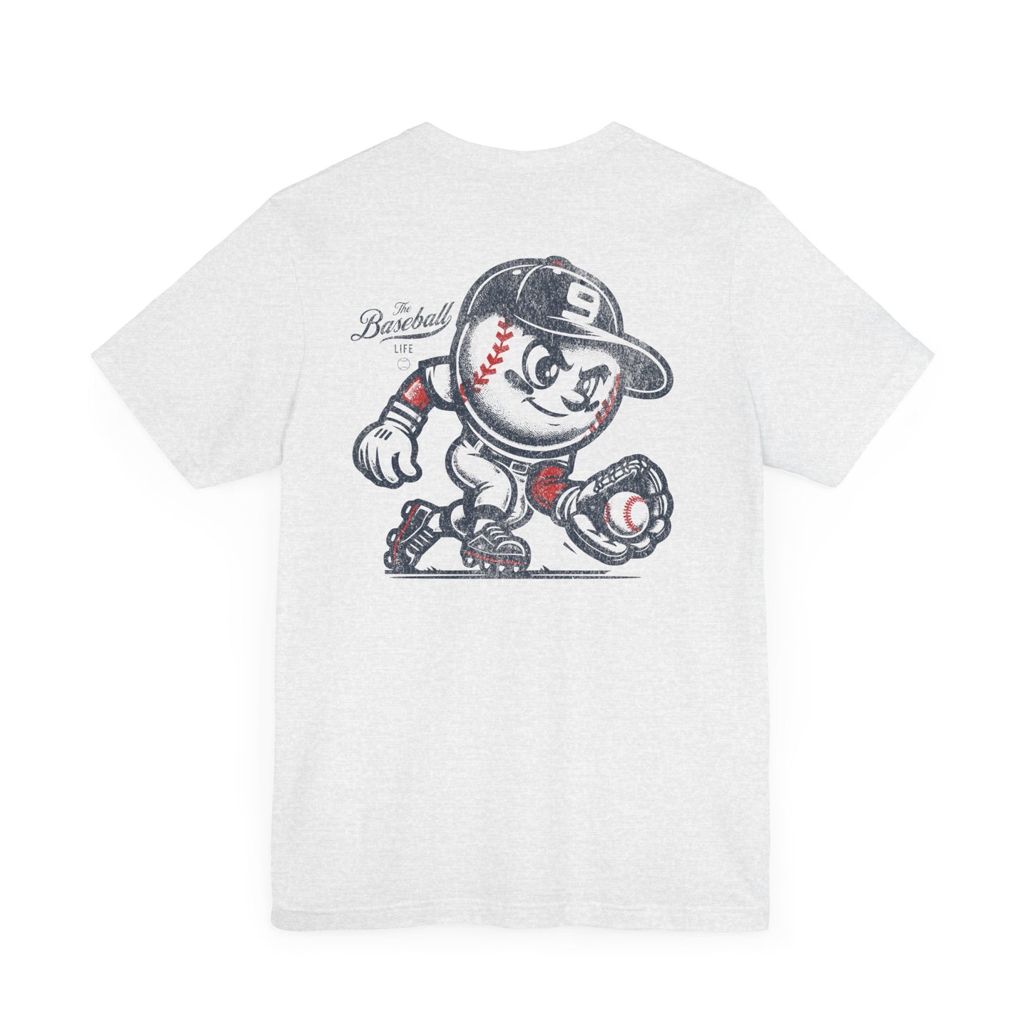 Mr. Baseball Mascot Fielding T-Shirt
