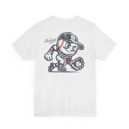 Mr. Baseball Mascot Fielding T-Shirt