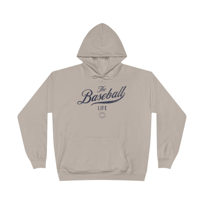 The Baseball Life Hoodie w/Grommets_Navy Print