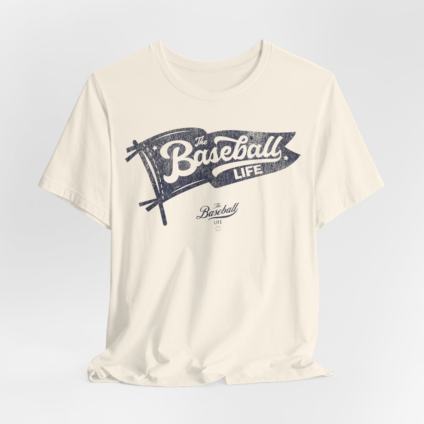 Baseball Pennant T-Shirt - Navy Print