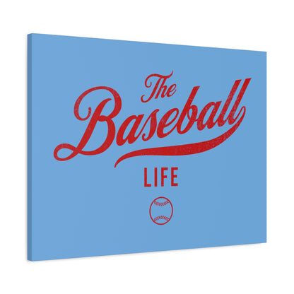 Wall Art Canvas_Carolina Blue w Red