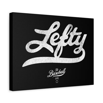 Lefty Wall Art Canvas_Black
