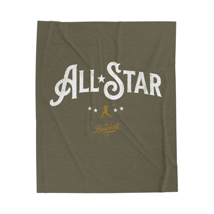 Velveteen Plush Blanket_All-Star_Army
