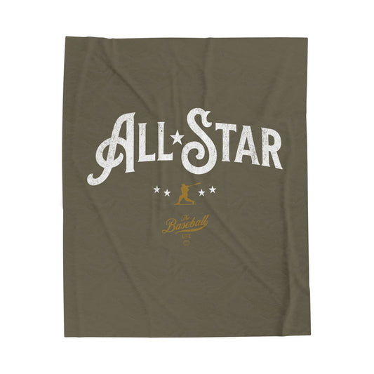Velveteen Plush Blanket_All-Star_Army