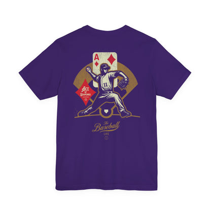 Ace of Diamonds Baseball T-Shirt