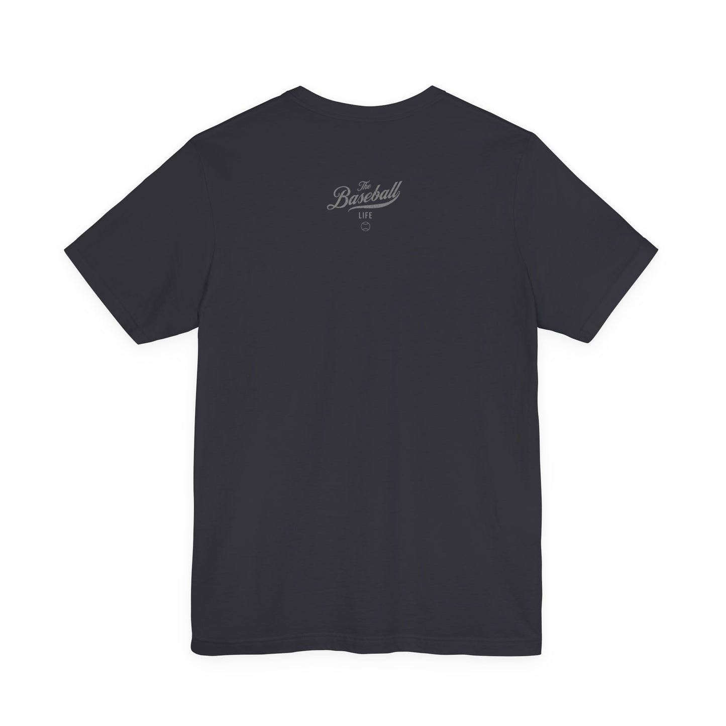 Lefty Baseball T-Shirt - Charcoal Gray Print