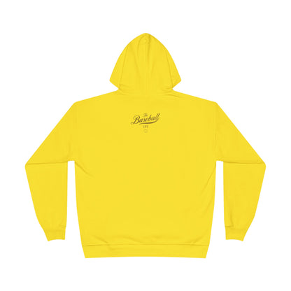 The Baseball Life Hoodie w/Grommets_Old Gold Print