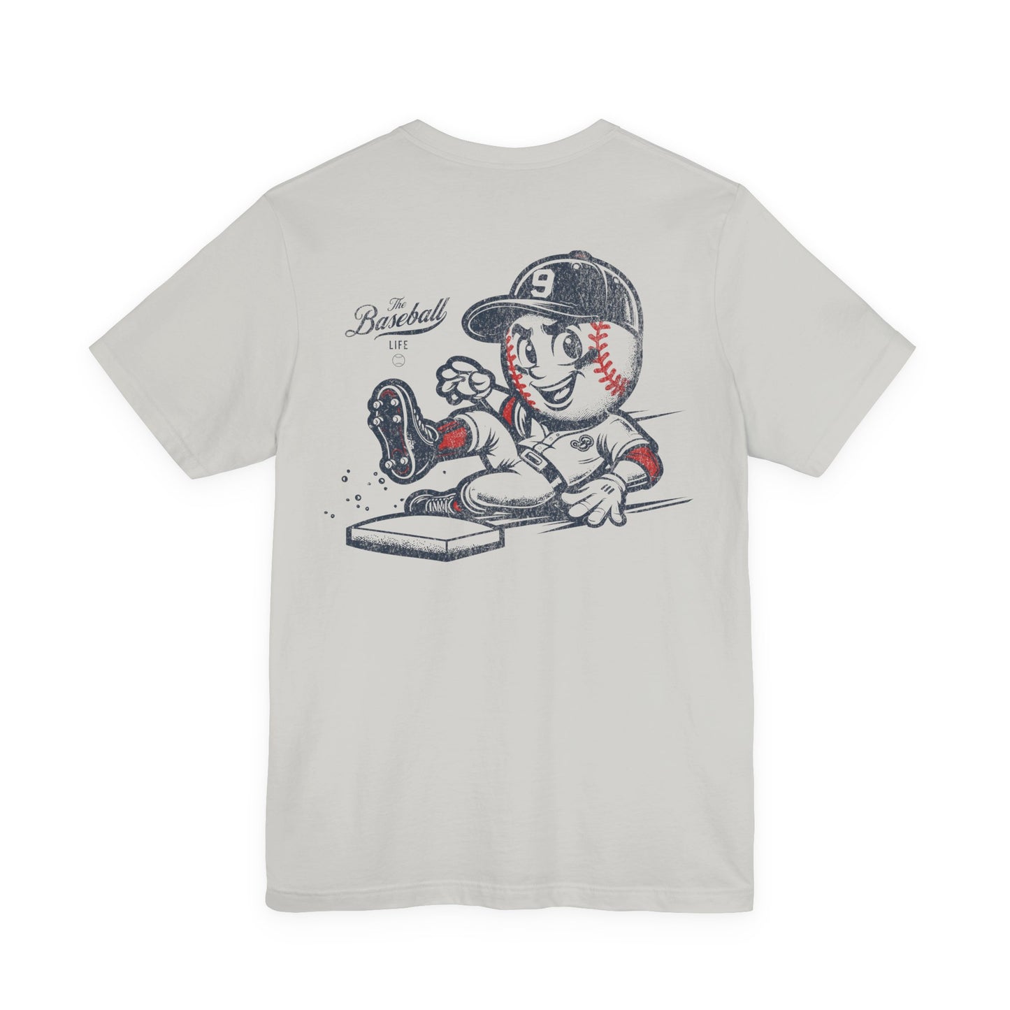 Mr. Baseball Mascot Sliding T-Shirt