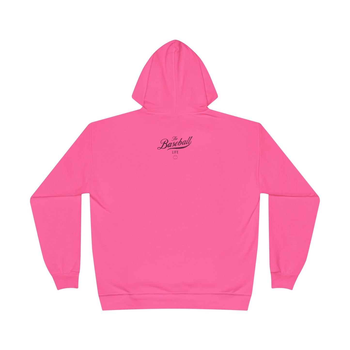 The Baseball Life Hoodie w/Grommets_Black Print