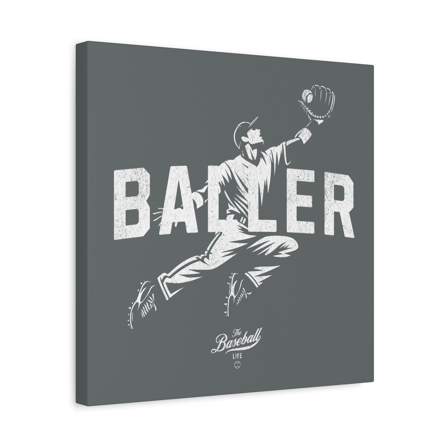 Baller Wall Art Canvas_Dark Gray