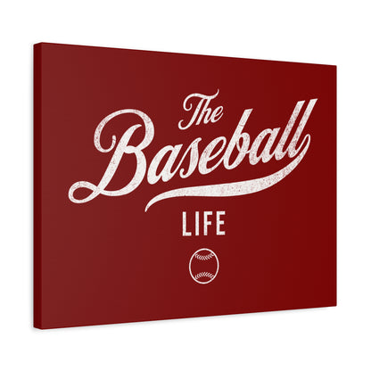 Wall Art Canvas_Maroon w White