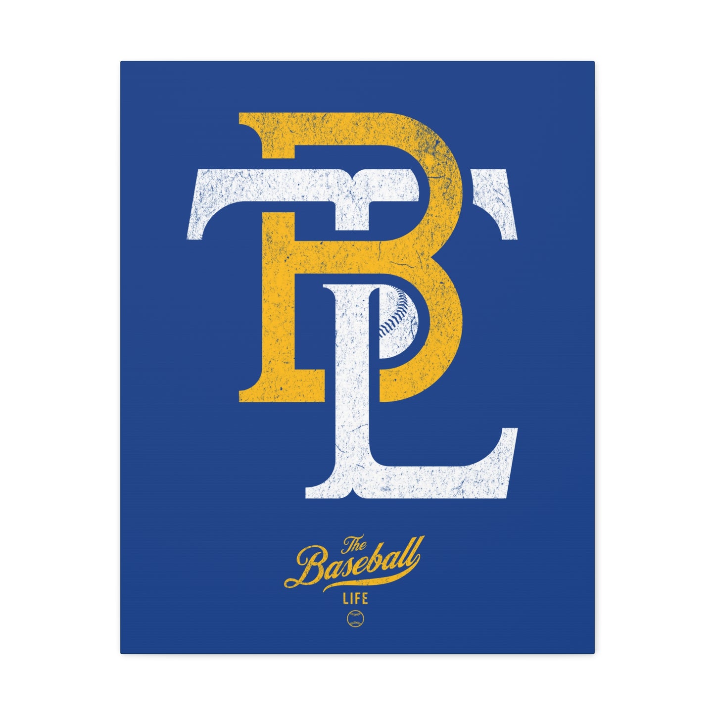TBL Insignia Wall Art Canvas_Royal Blue