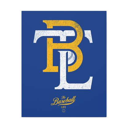 TBL Insignia Wall Art Canvas_Royal Blue