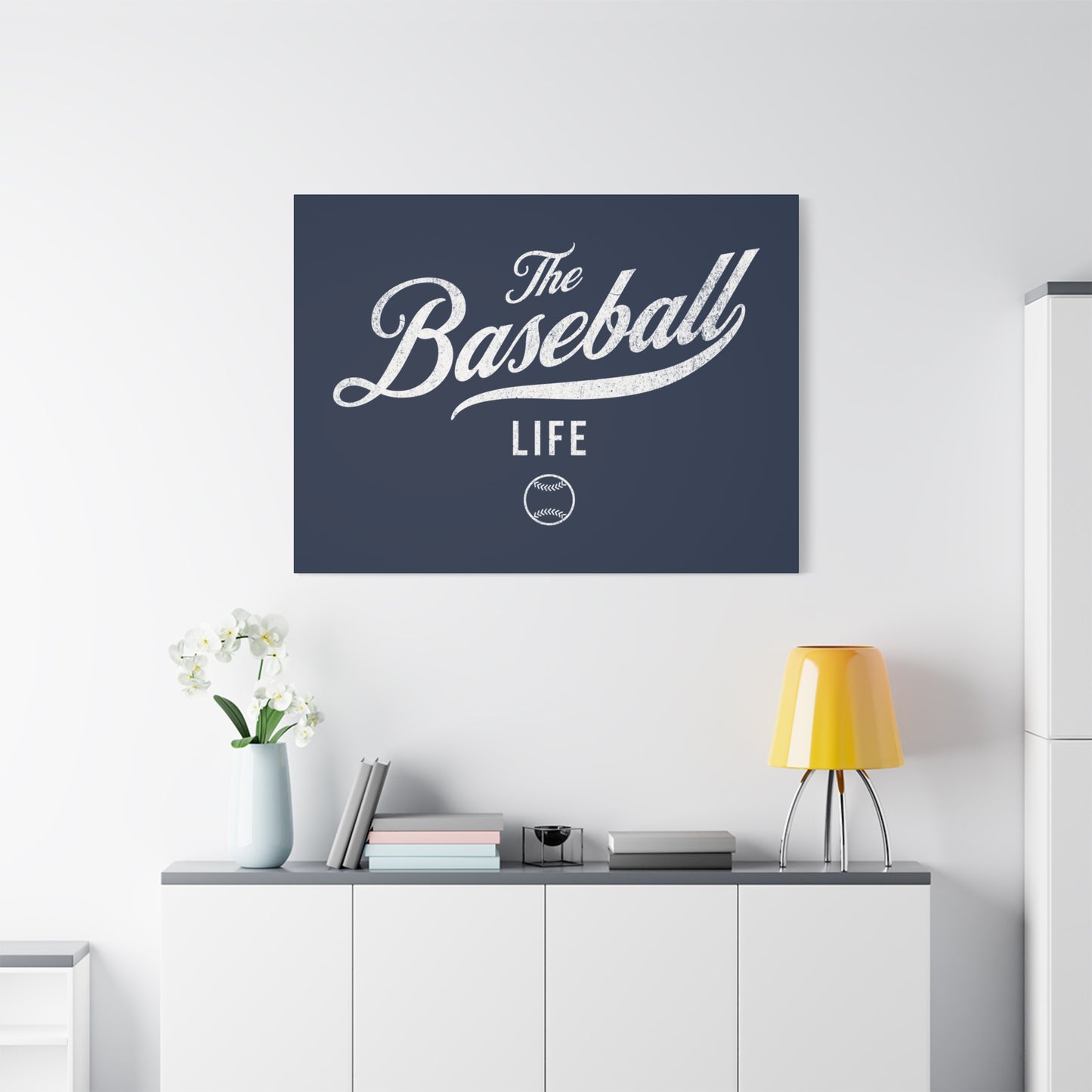 Wall Art Canvas_Navy w White