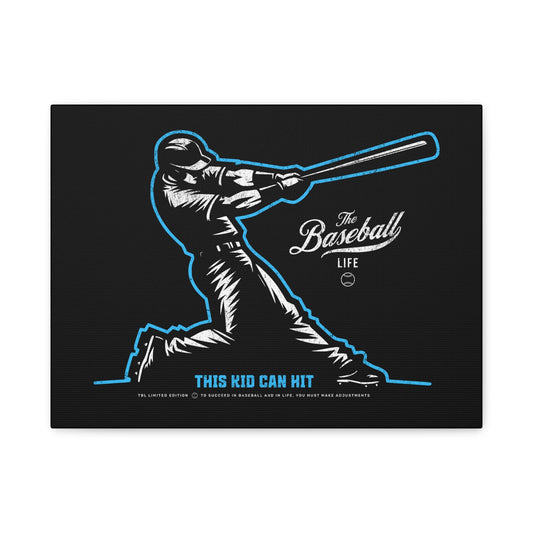This Kid Can Hit Wall Art Canvas_Black