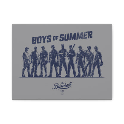 Boys of Summer Wall Art Canvas_Medium Gray