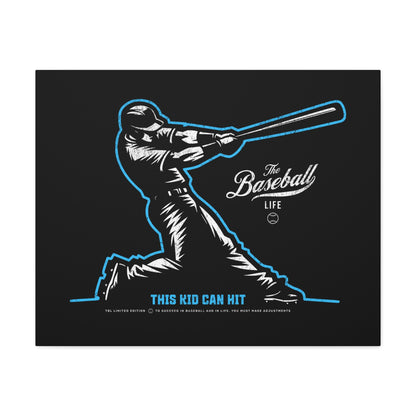 This Kid Can Hit Wall Art Canvas_Black
