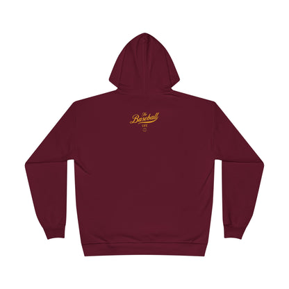 The Baseball Life Hoodie w/Grommets_Yellow Gold Print