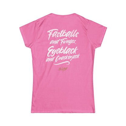 Women's Fastballs and Fungos Baseball T-Shirt