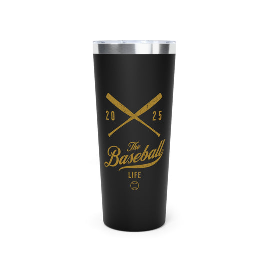 22oz Insulated Travel Tumbler_TBL Crossed Bats 2025 Edition