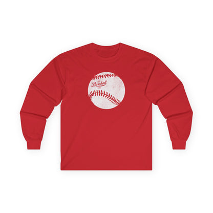 Weathered Baseball Long-Sleeve T-Shirt