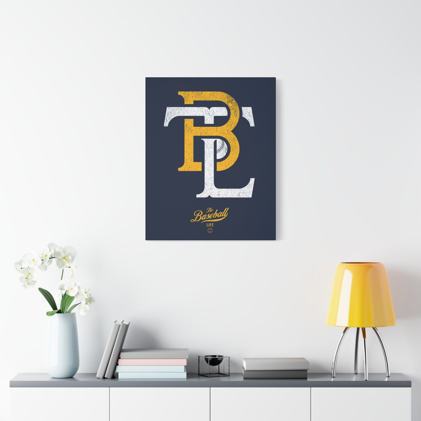 TBL Insignia Wall Art Canvas_Navy