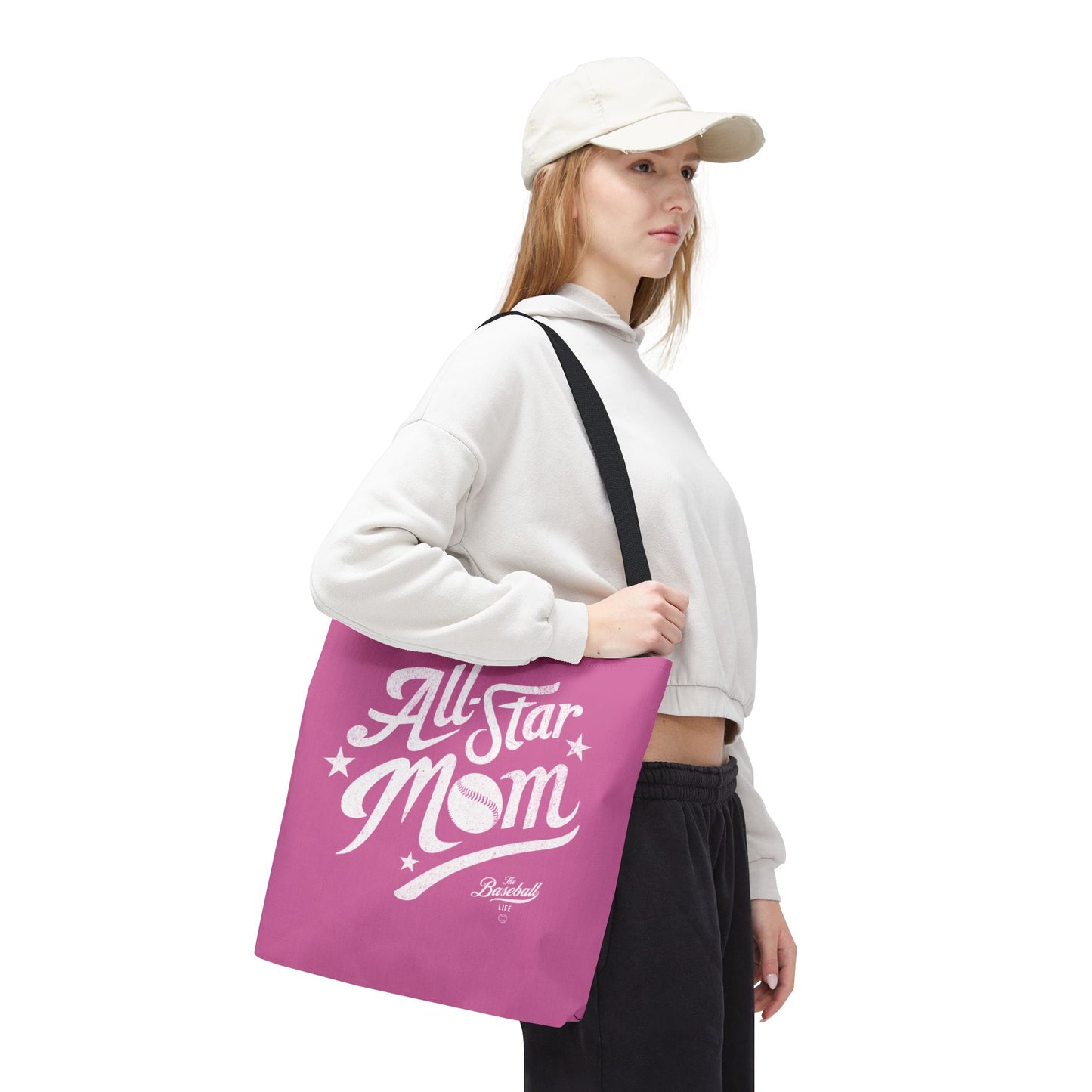 All-Star Mom Tote Bag_Bubble Gum Pink