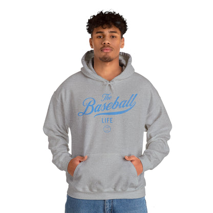 The Baseball Life Hoodie_Carolina Blue Print