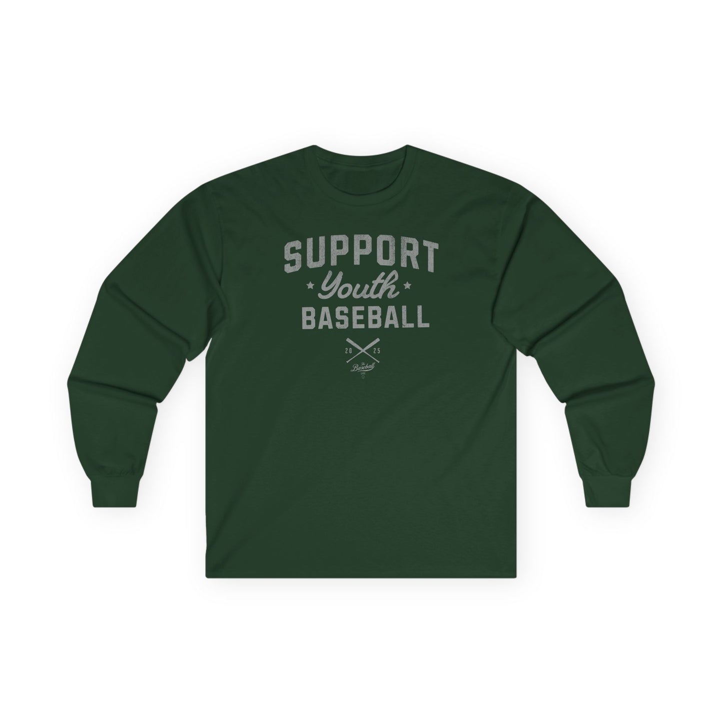 Support Youth Baseball Long-Sleeve T-Shirt