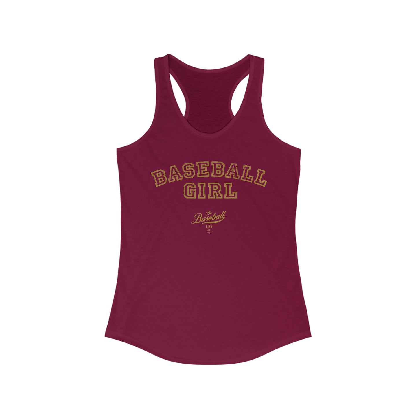 Baseball Girl_Women's Racerback Tank